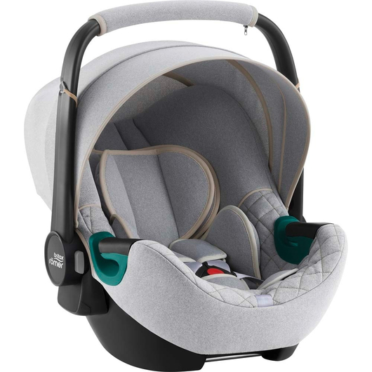 Дитяче автокрісло Britax-Romer Baby-Safe3 i-Size Nordic Grey з платформою Flex Base iSense, зображення 2